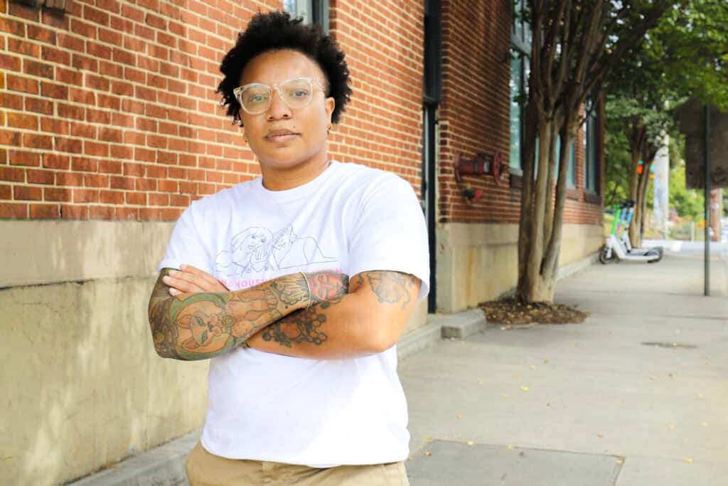 Mary Wilson, Executive Director of the Trans Housing Coalition, is one of our first OUT Georgia Impact Fund recipients—and has helped house more than 300 transgender and gender-nonconforming clients across Greater Atlanta.