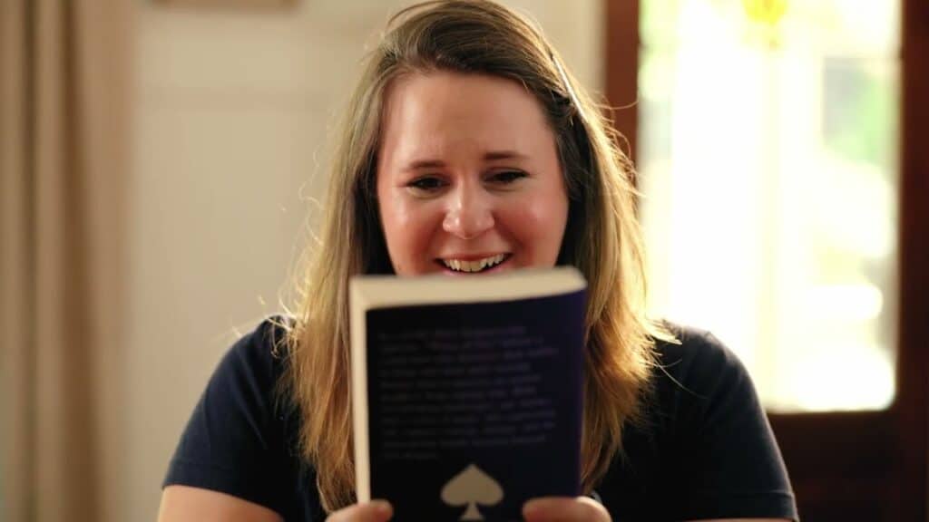 A United Way supporter learns about how her donation helps power a future where basic needs are met, and creativity thrives.