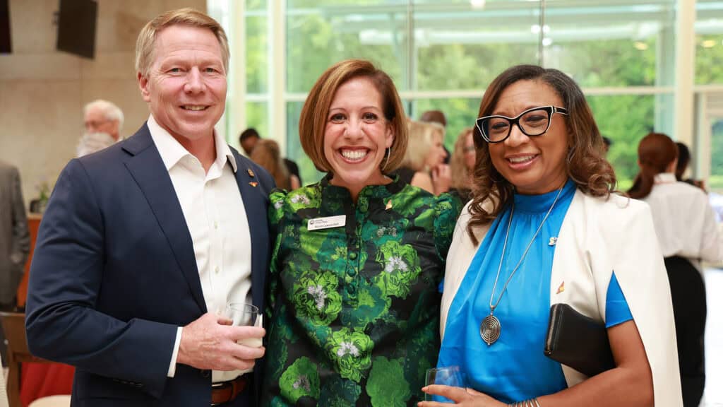 Regional vice president Nicole Lawson Doll with donors at United Way's 120th Anniversary Celebration